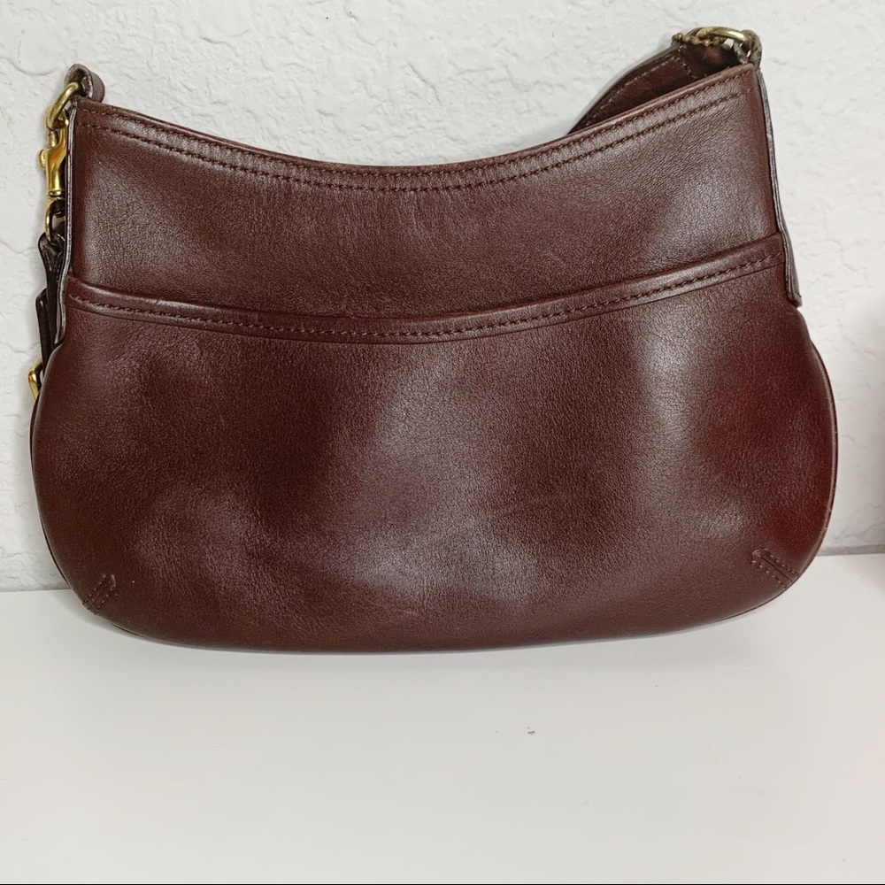 🌟Vintage Coach Bag Chocolate Brown  Gold Hardware